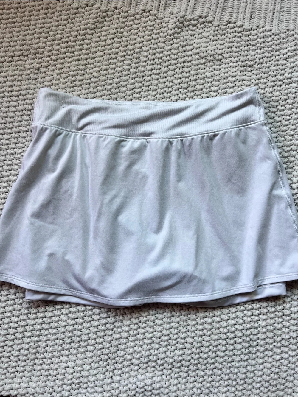 Nike Court Victory Tennis Skirt Built-In Shorts White Athliesure Cute Sz Medium